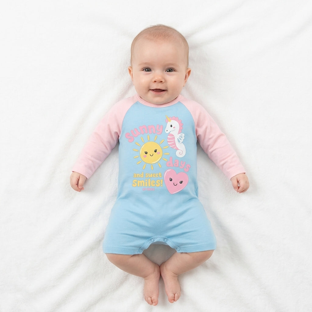 Traje de baño Mameluco rosado azul celeste bebe niña Up Baby 47087-144317