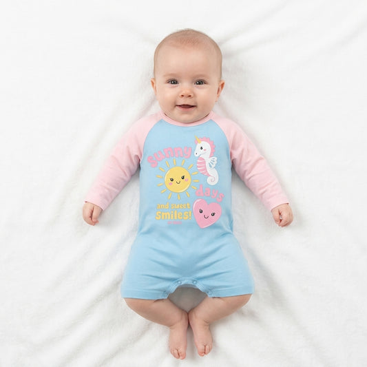 Traje de baño Mameluco rosado azul celeste bebe niña Up Baby 47087-144317