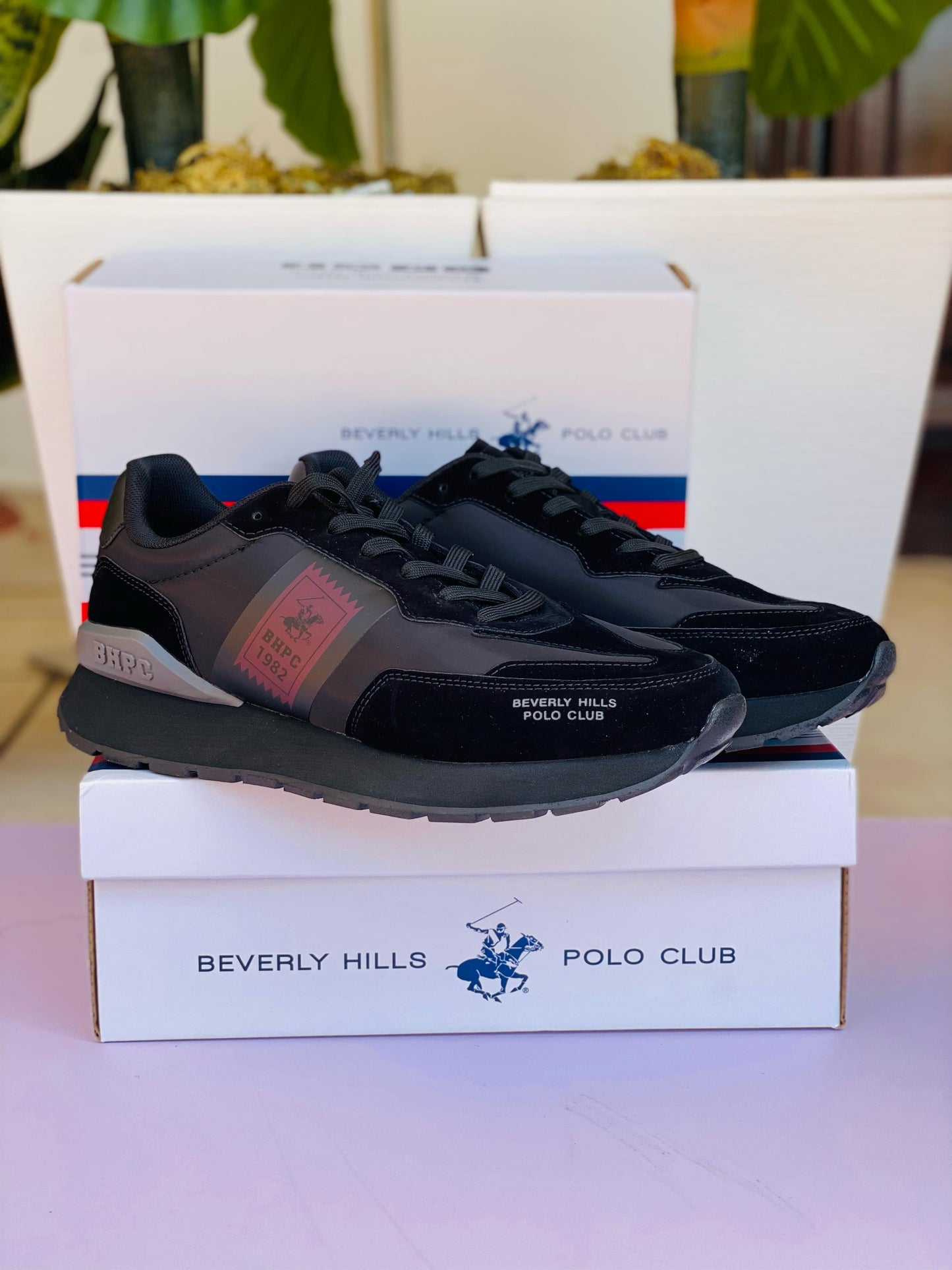 Tenis negros Polo club hombre GENERATION-BLI-M6-A