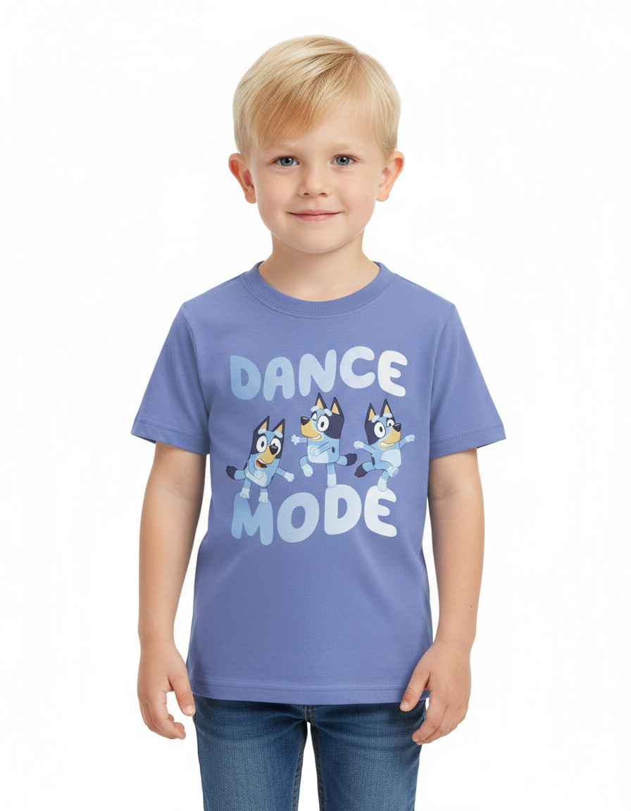 Camisa Azul Bluey Carters niño niña