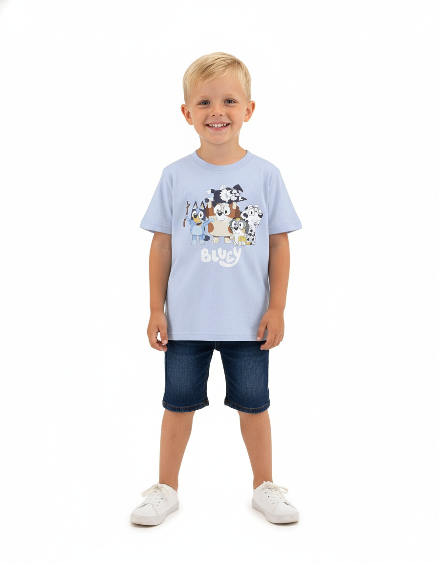 Camisa Azul Bluey Carters niño