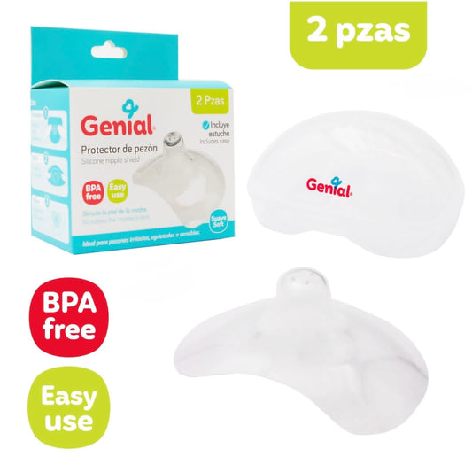 Protector de pezon Genial 2 piezas pezonera lactancia