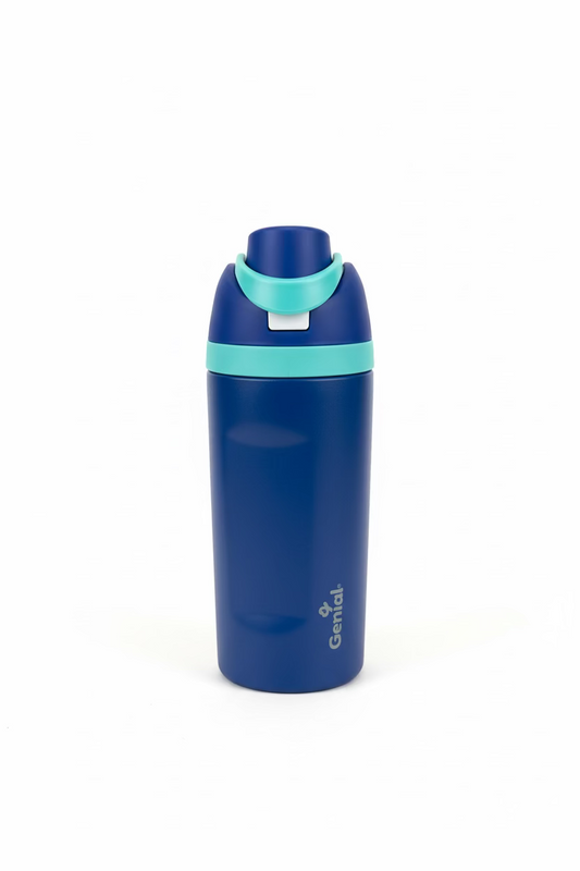 Termo térmico acero inoxidable Genial DuoSip Azul 480ml/16onz