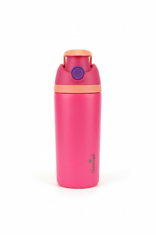 Termo térmico acero inoxidable Genial DuoSip Rosado 480ml/16onz