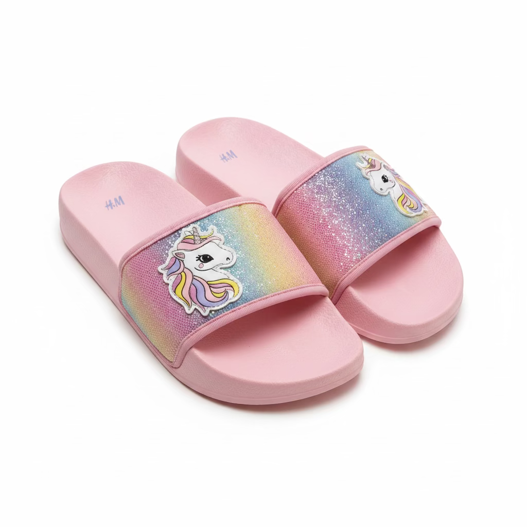 Sandalia unicornio Rosada H&M niña promo 4x1000