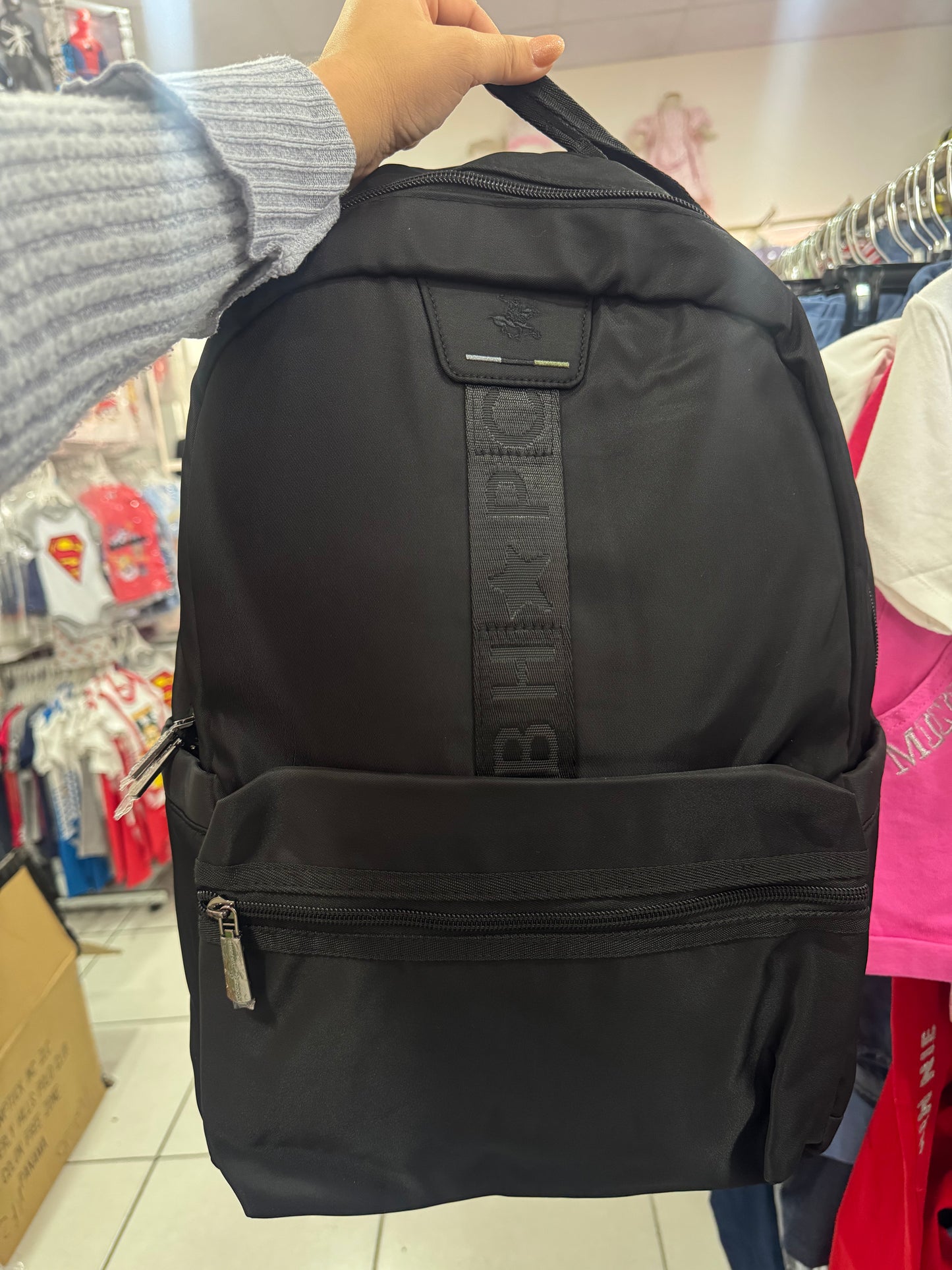 Mochila negra niño niña adulto polo Legacy-BP6 1090990