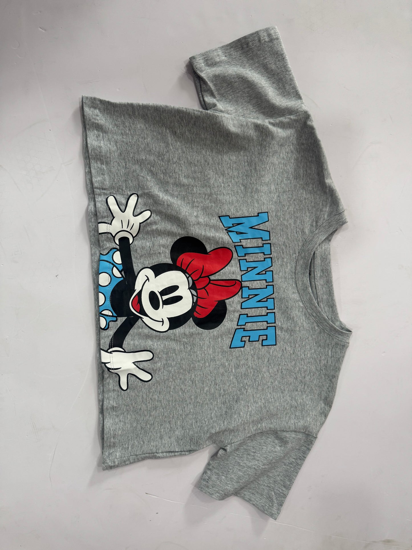 Camisa mujer dama Minnie gris B1-AD-3311C promo 3x1000