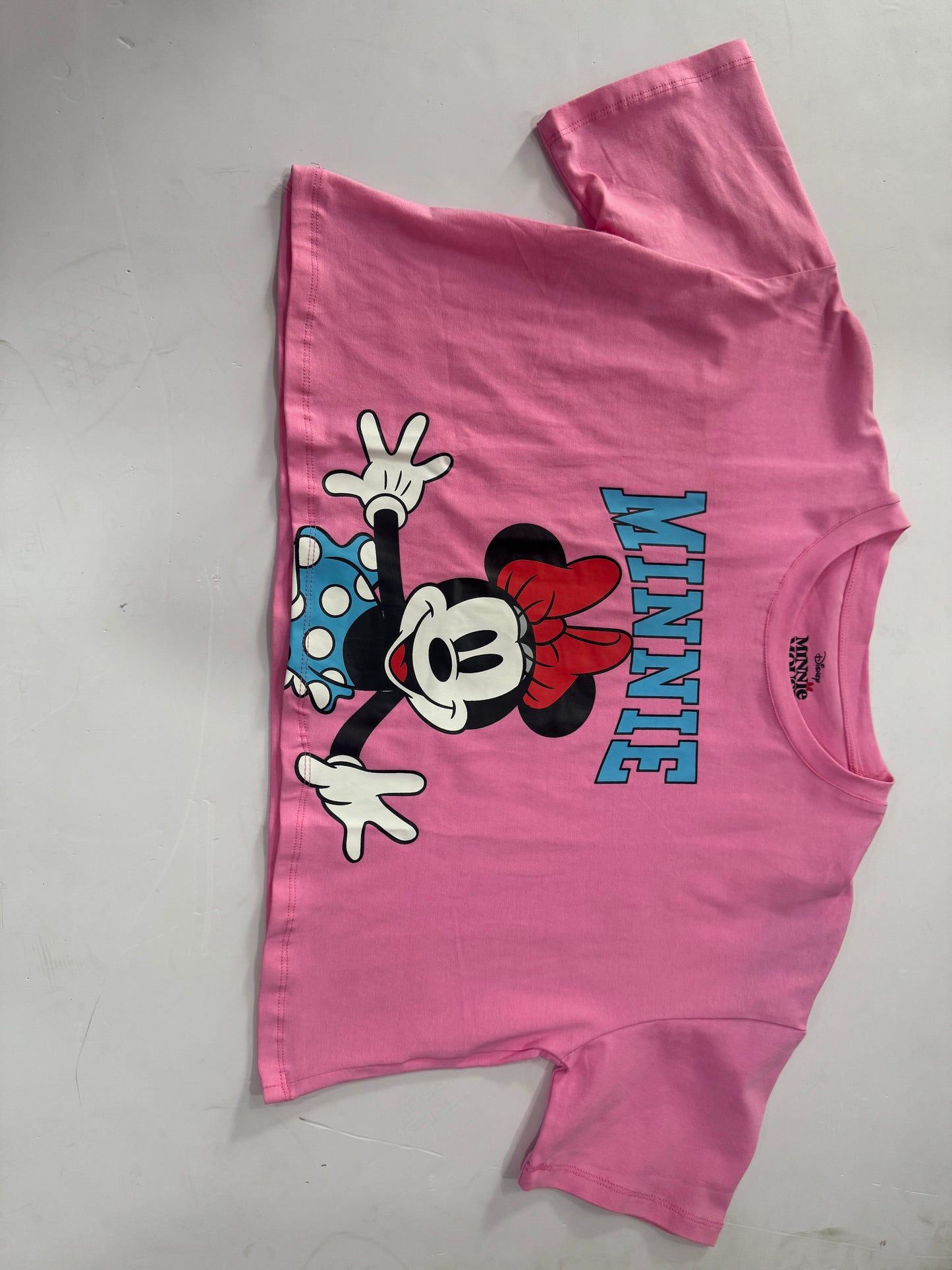 Camisa mujer dama Minnie rosada B1-AD-3311C promo 3x1000