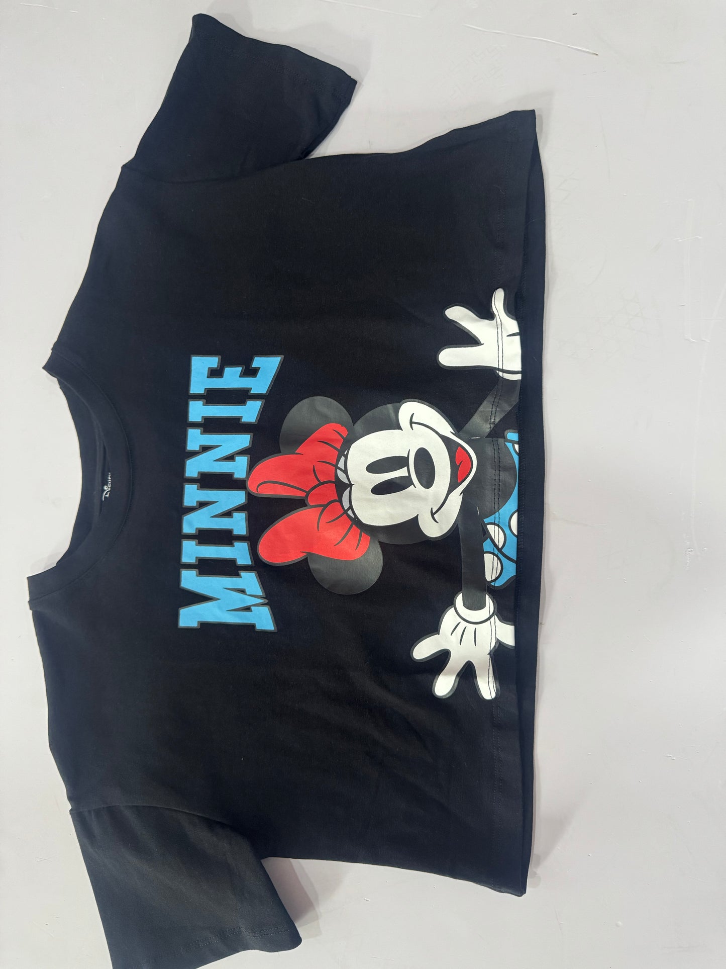 Camisa mujer dama Minnie negra B1-AD-3311C promo 3x1000