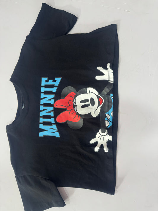 Camisa mujer dama Minnie negra B1-AD-3311C promo 3x1000