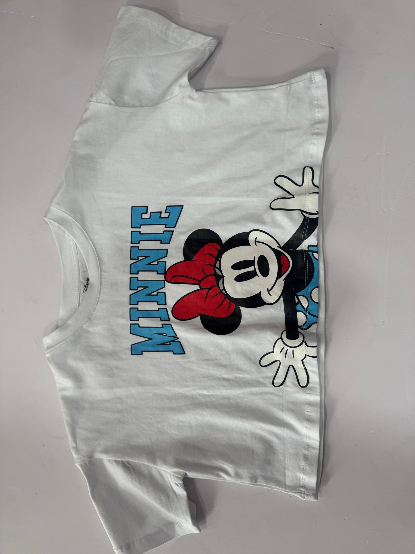 Camisa mujer dama Minnie blanca B1-AD-3311C promo 3x1000