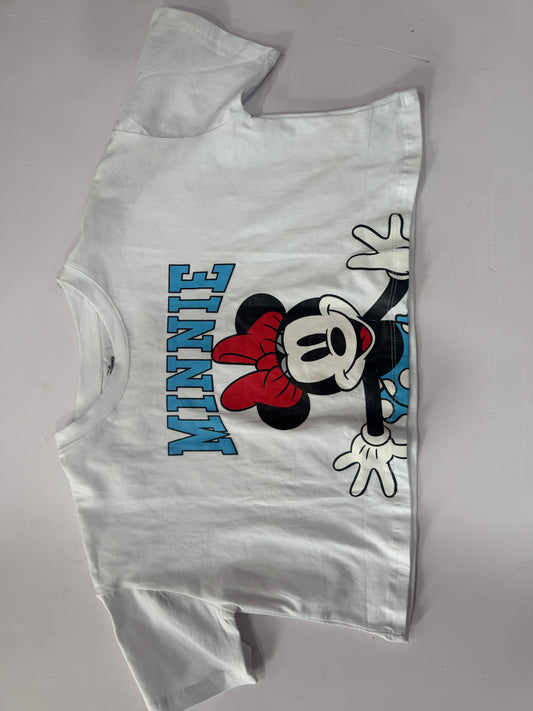 Camisa mujer dama Minnie blanca B1-AD-3311C promo 3x1000