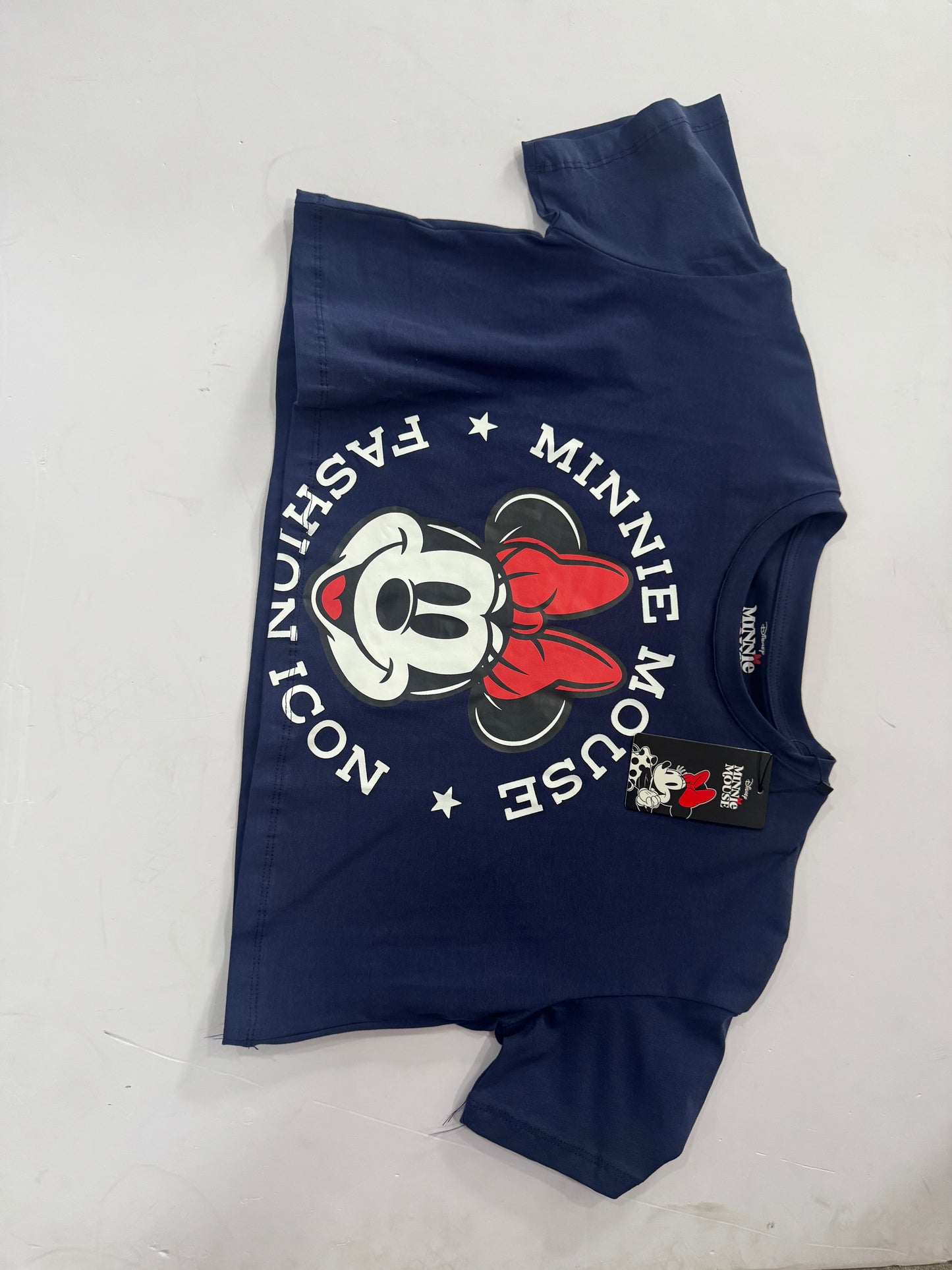 Camisa minnie dama mujer azul oscuro B1-AD-3368C juvenil disney 490390 promo 3x1000