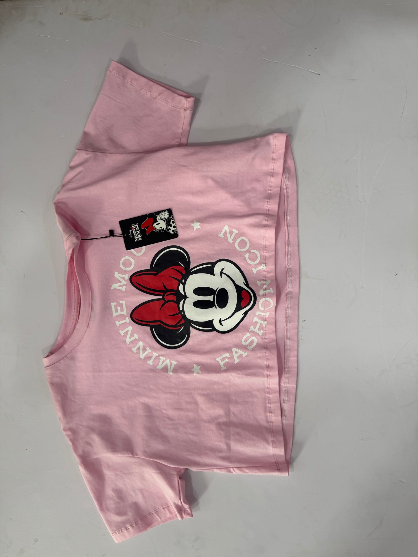 Camisa minnie dama mujer rosada B1-AD-3368C juvenil disney 490390 promo 3x1000