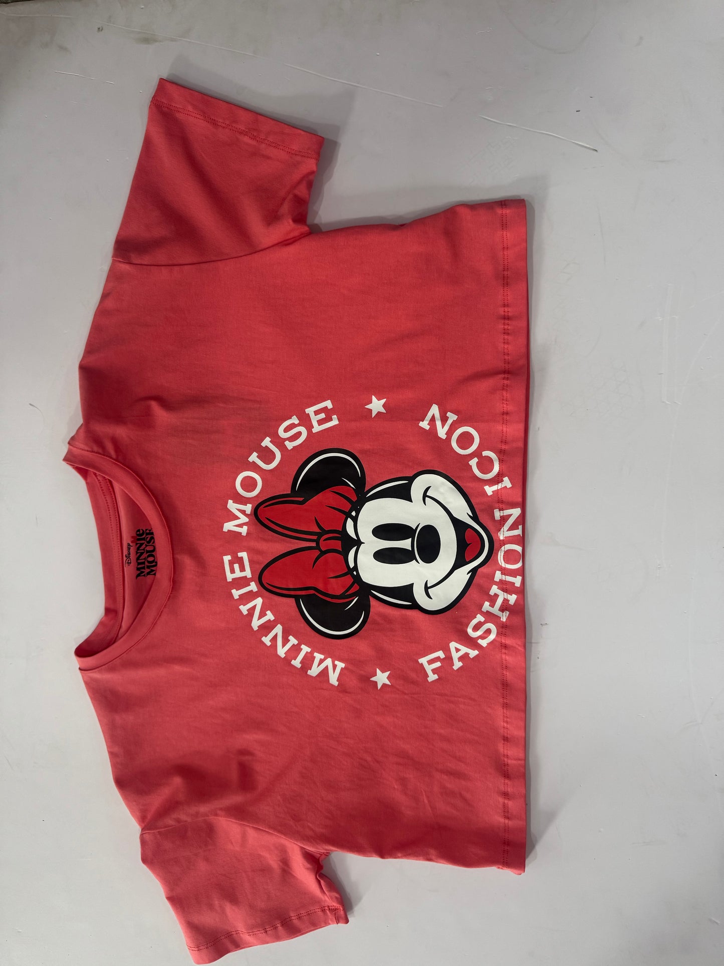Camisa minnie dama mujer salmón B1-AD-3368C juvenil disney 490390 promo 3x1000