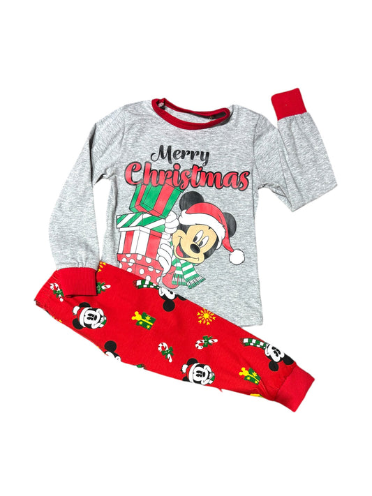 Pijama gris navideña Mickey Disney niño niña 68633584