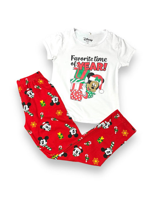 Pijama blanca navideña Minnie Disney B3ADT105T niño niña
