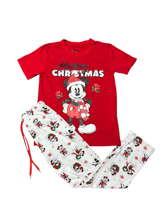 Pijama roja navideña Mickey Disney B3ADT108T niño niña