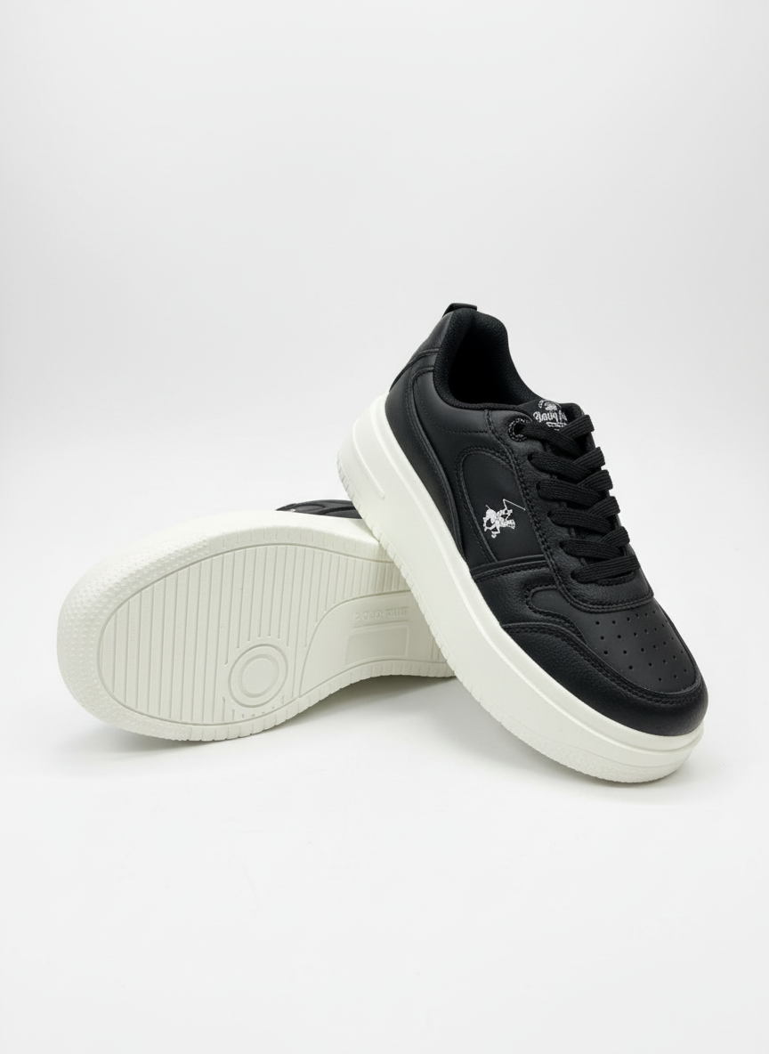 Tenis Polo Club dama mujer negro NURIA-BL-W7-A 14901290