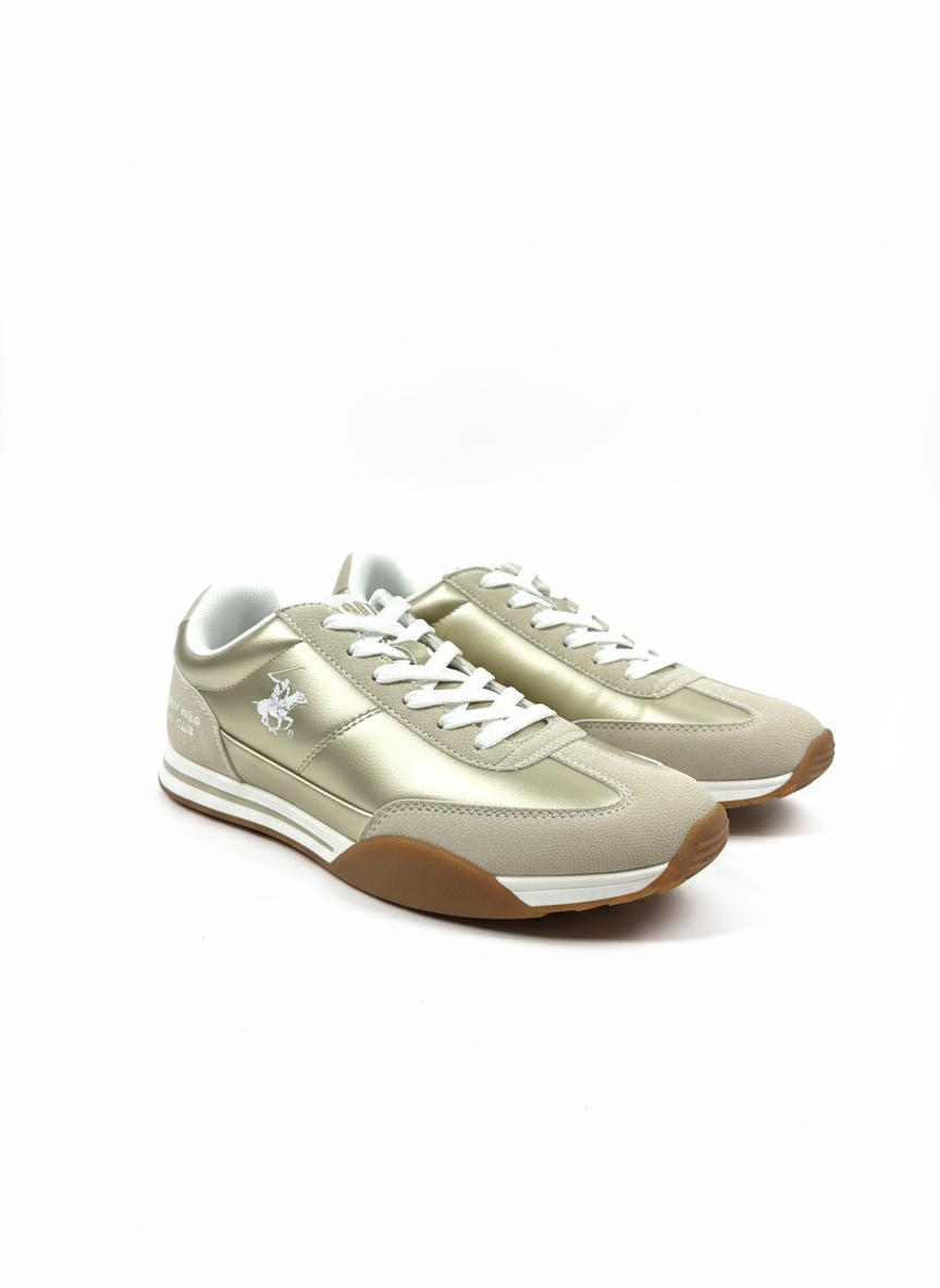 Tenis Polo Club dama mujer dorado TRINY-GLD-W7-A 189014901290