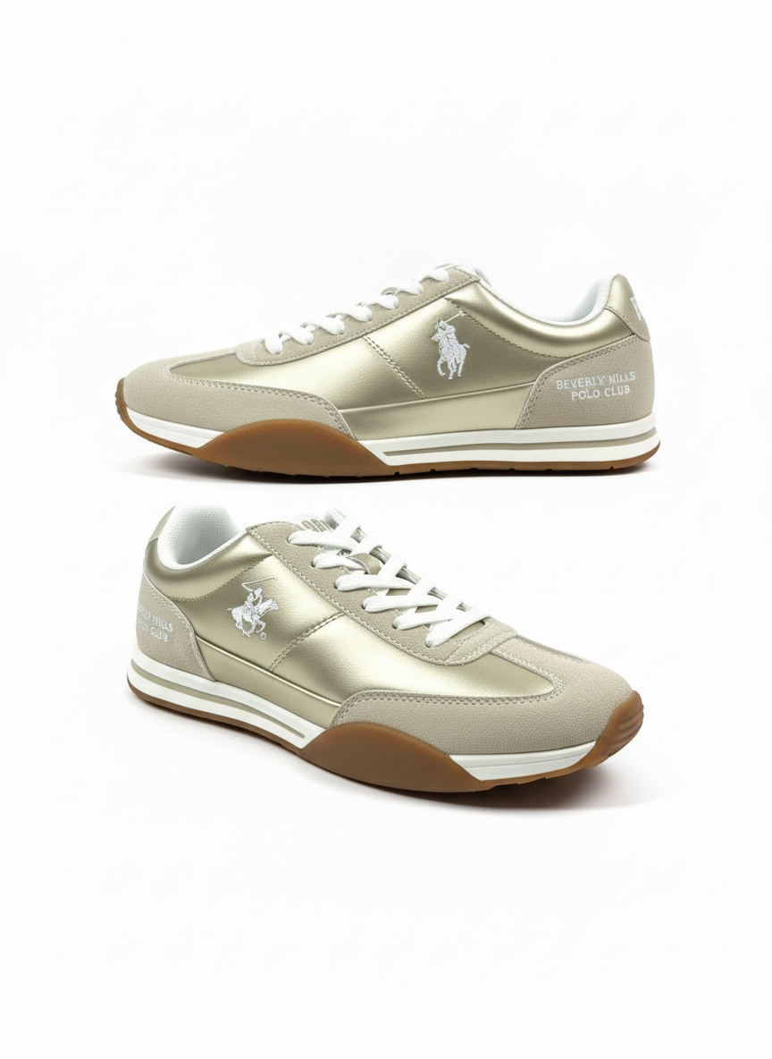 Tenis Polo Club dama mujer dorado TRINY-GLD-W7-A 189014901290