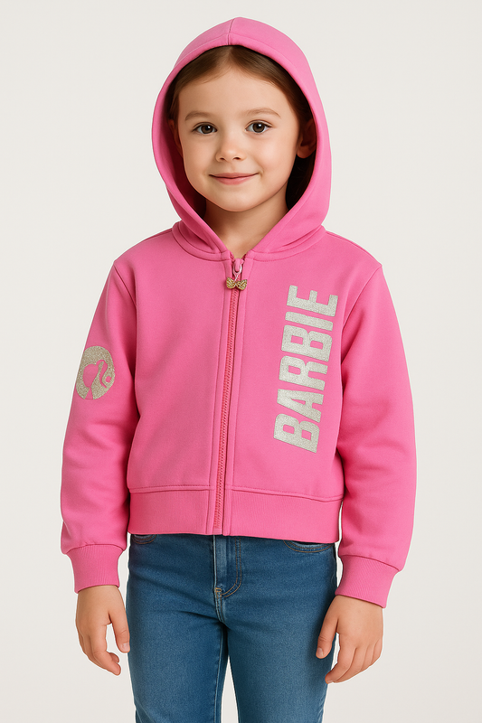 Sueter hoddie rosado claro barbie Disney BA-89888