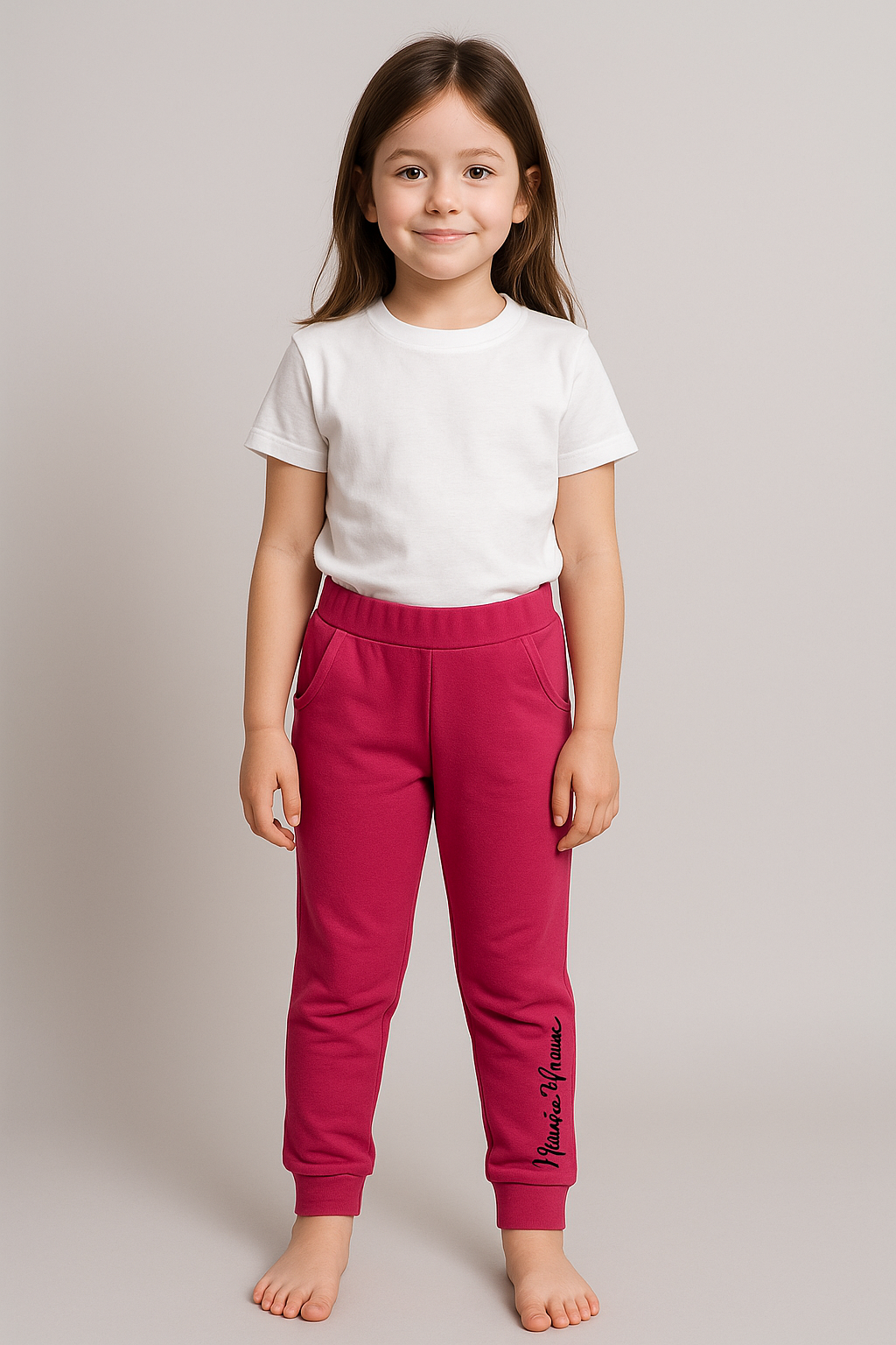 Pantalon Jogger rosado fucsia niña Minnie MM-2635