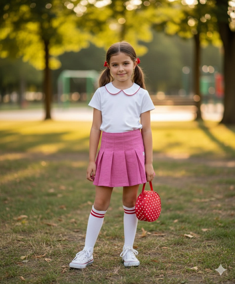 Falda rosada niña Minnie Disney MM-2618