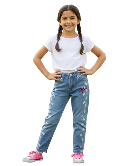 Pantalon jeans azul claro niña minnie Disney MM-2516