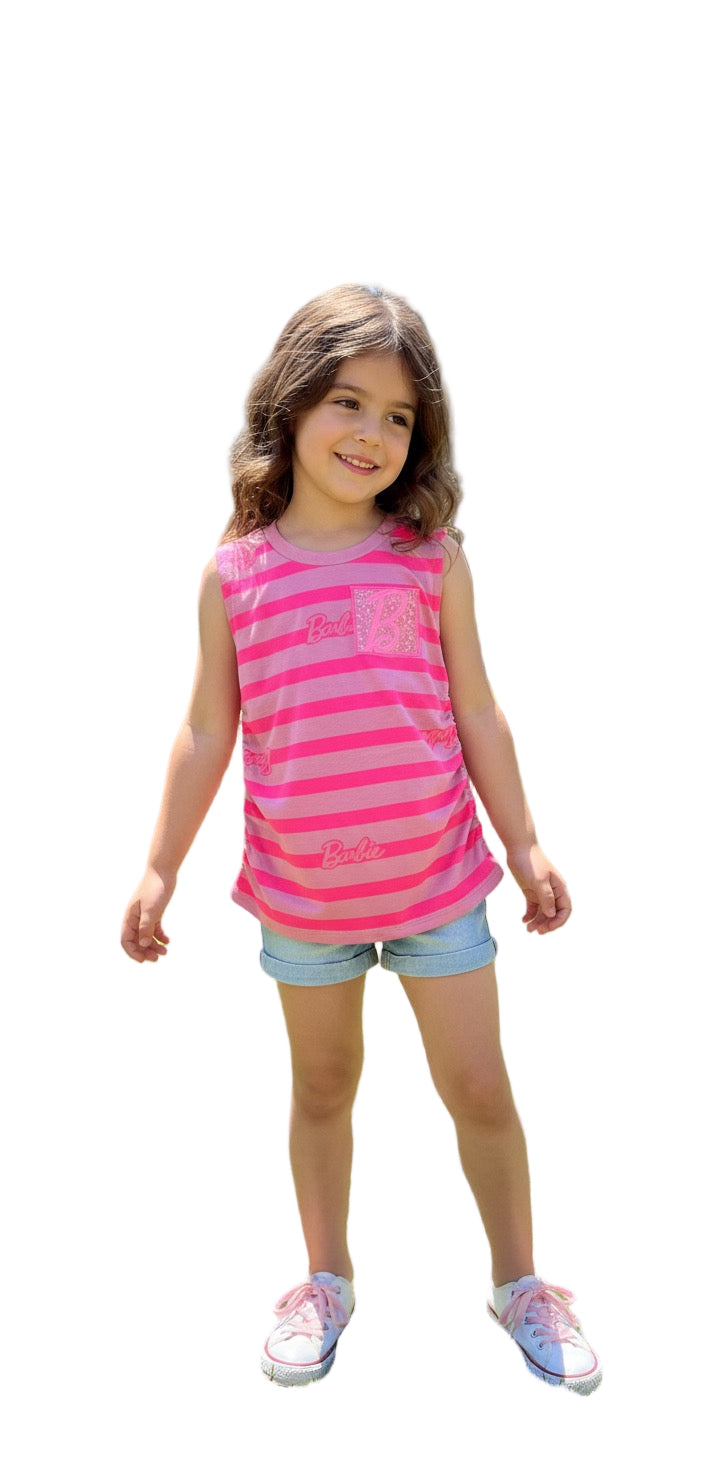 Camisa rosada niña Barbie Disney BA-90055