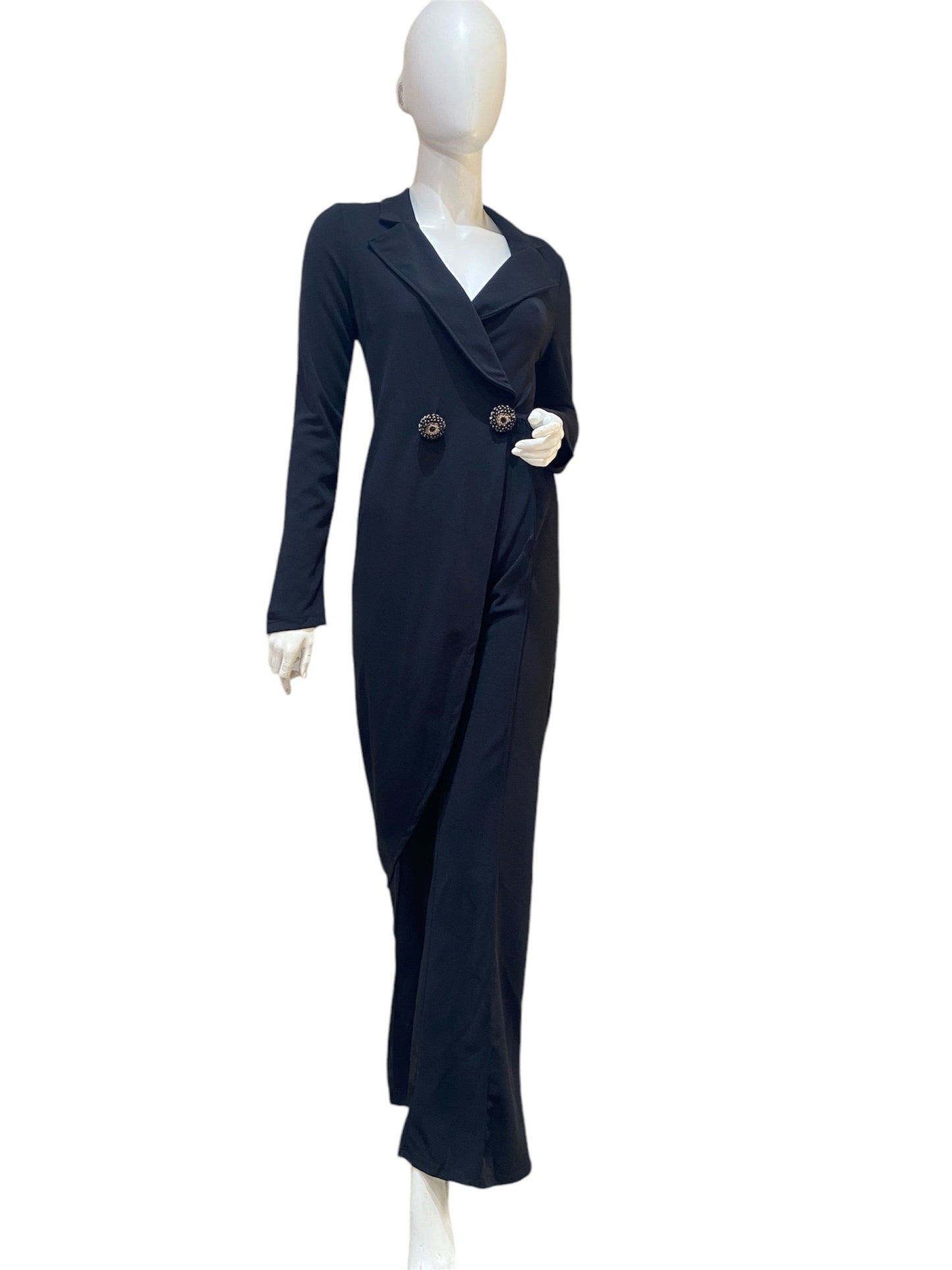 Jumpsuit negro S-XL IN13-2601 790575