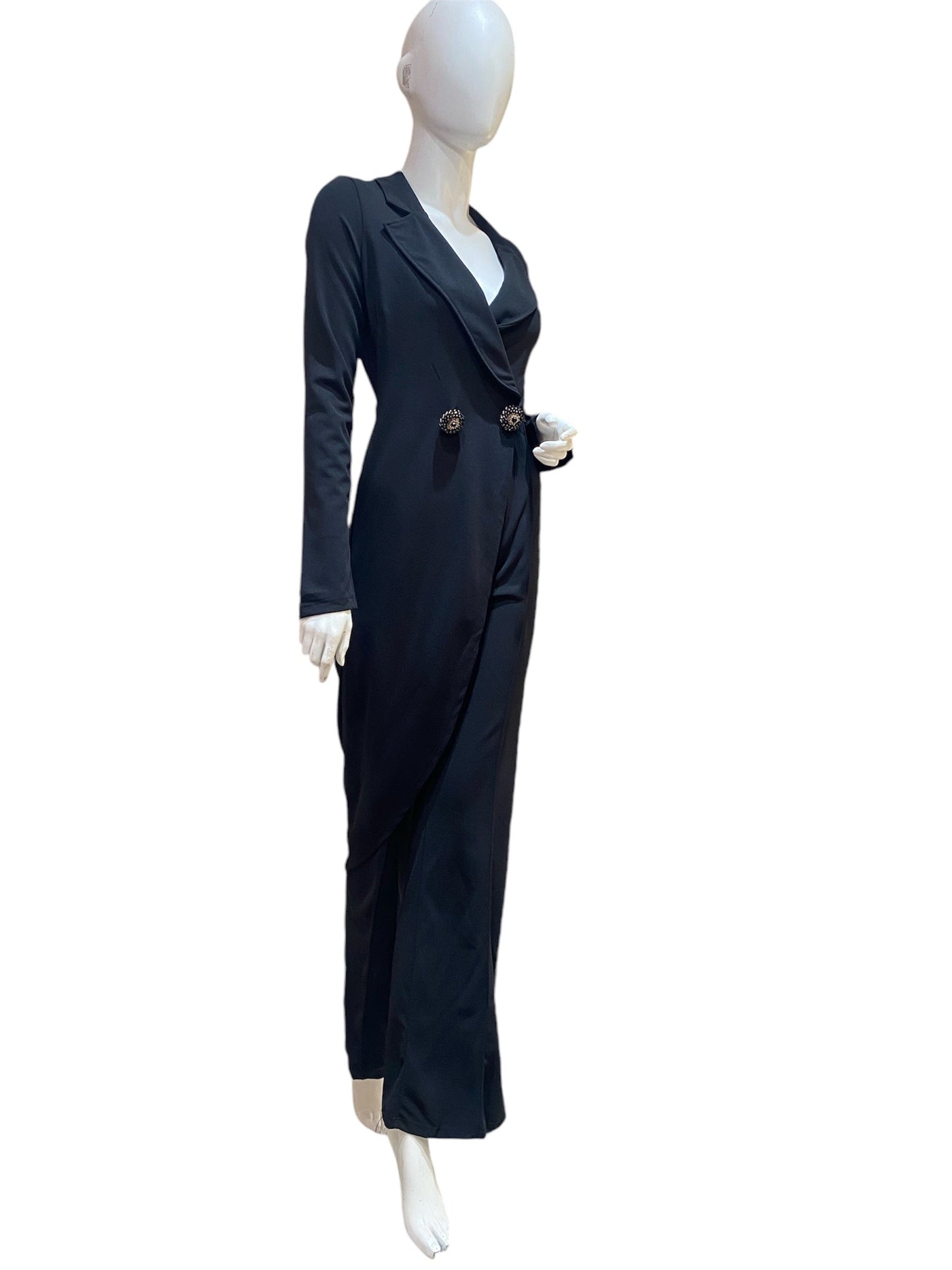 Jumpsuit negro S-XL IN13-2601 790575