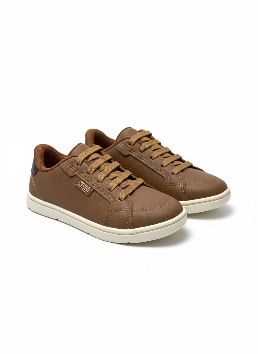 Zapatos mocasines cafe niño formal 469239000-009024