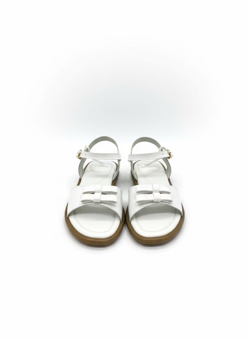 Sandalias blancas chongo bebe y niña 108004000-000001