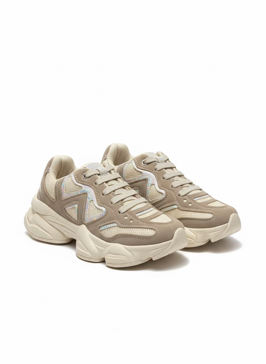 Tenis niña beige nude café 101003000-011974