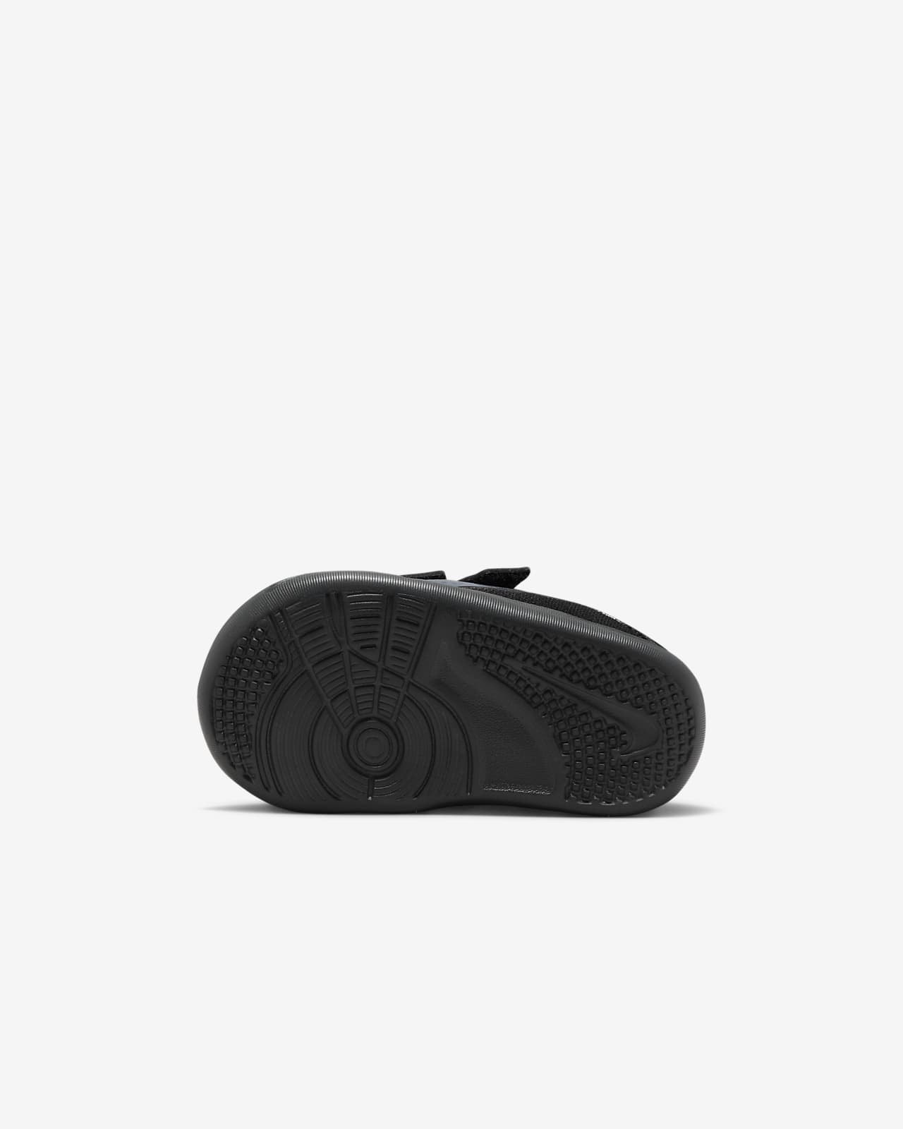 Tenis negros Nike niño plantilla plana