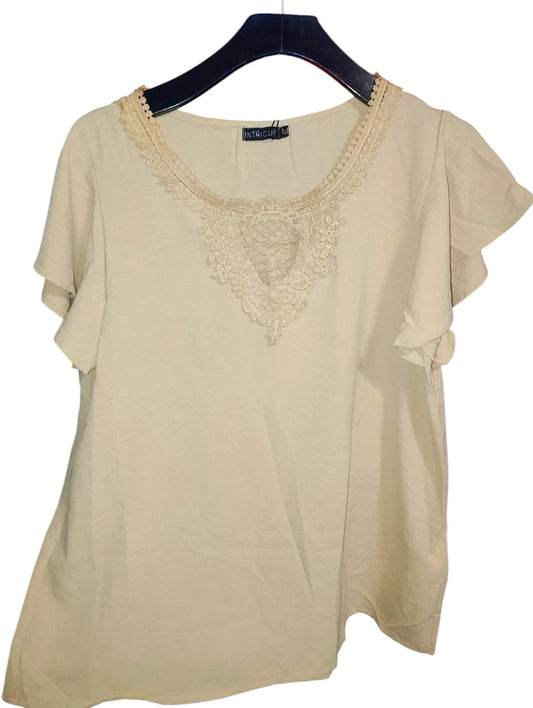 Blusa Dama mujer Intrigue color beige IN1-1662 390290 promo 4x1000