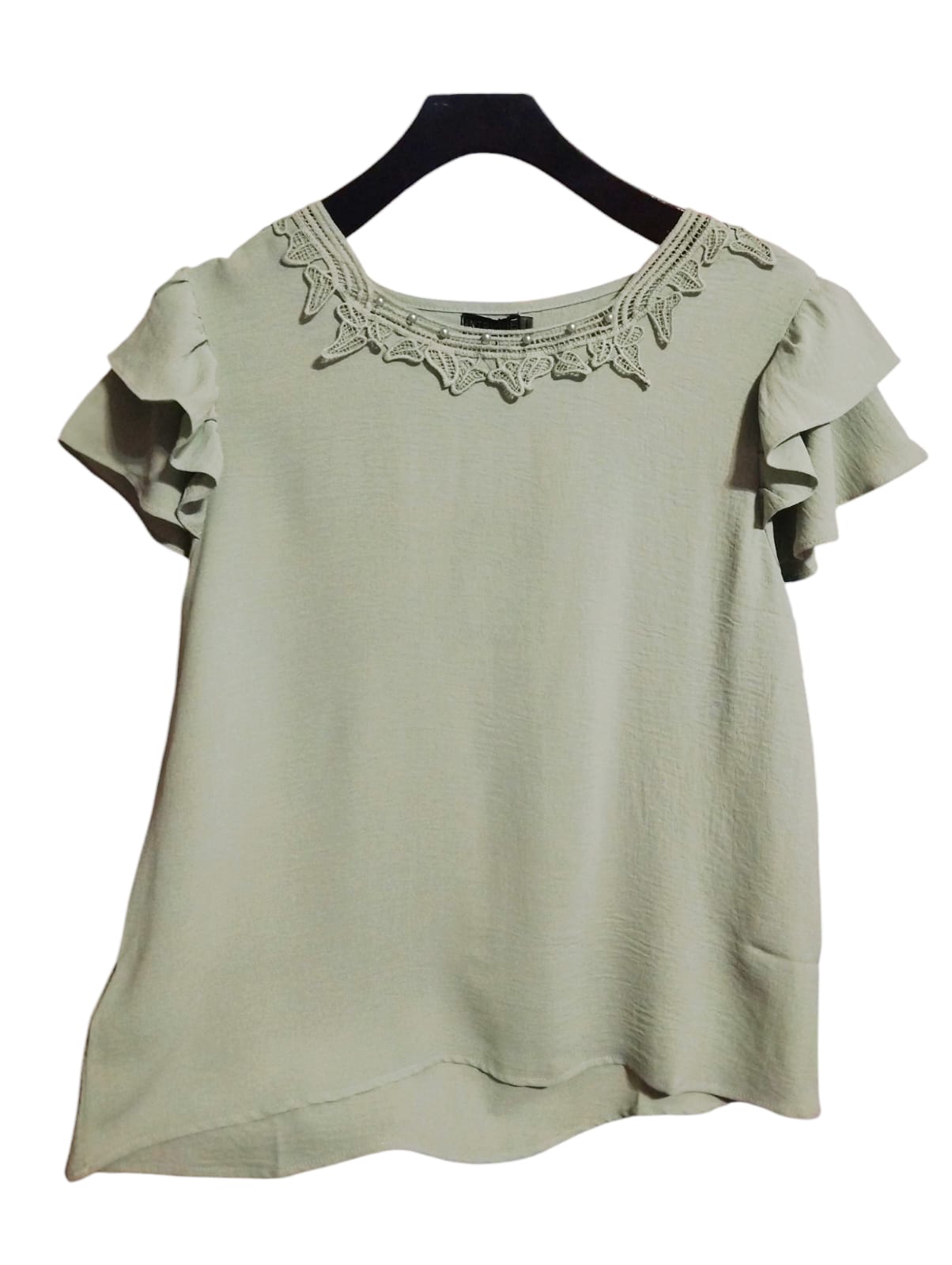 Blusa dama mujer verde menta IN1-1663 390290 promo 4x1000