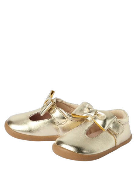 Zapatillas doradas chongo niña Childrens Place