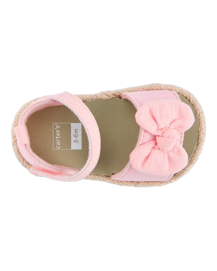 Sandalias rosadas bebe niña Carters CR07946