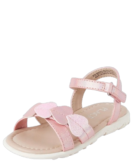 Sandalias rosadas corazon niña Childrens Place 3052047