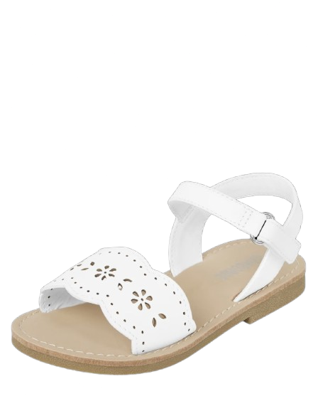 Sandalias blancas gymboree niña 3037375