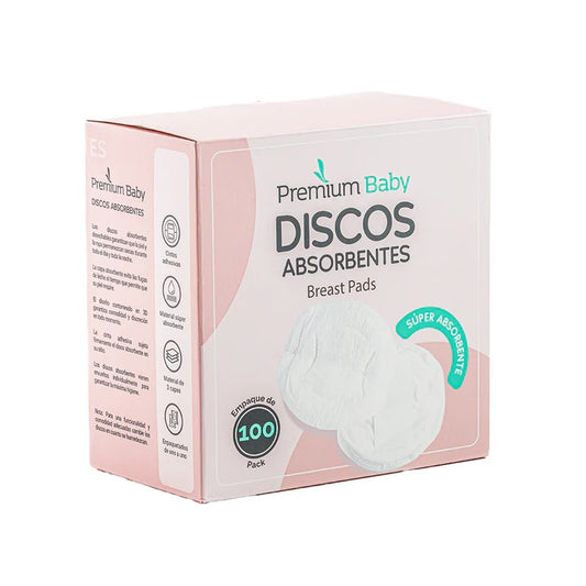 Protectores Discos absorbentes pack 100 bebe niño niña Premium Baby PB-L501