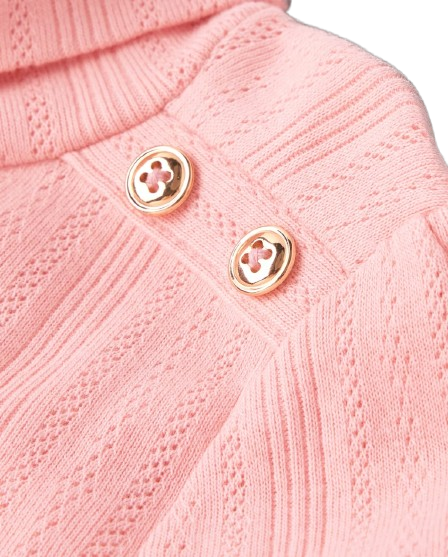 Camisa manga larga Coello alto salmón niña Gymboree 3054281