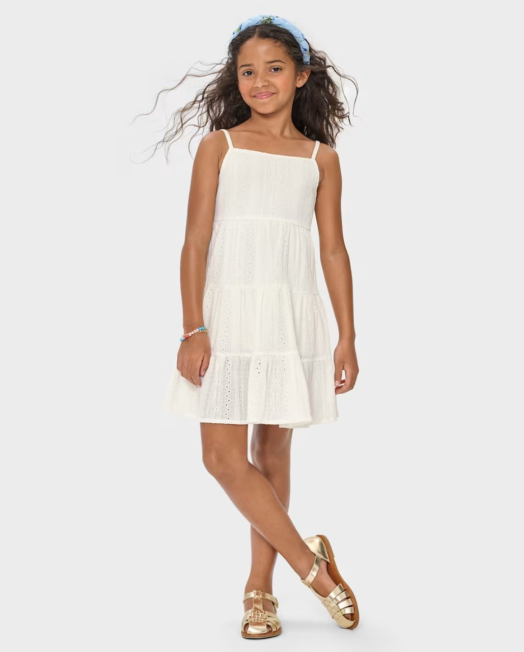 Vestido blanco niña Childrens Place 3053371