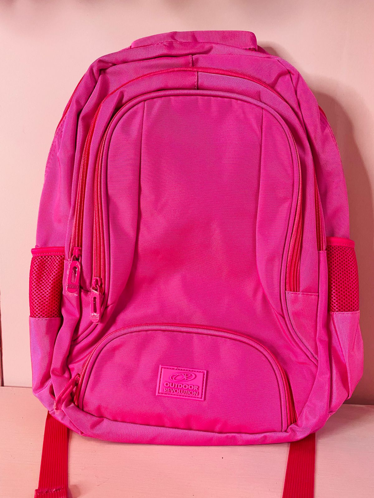 Mochila Rosada  niña 18” 061-291027 590490 grande
