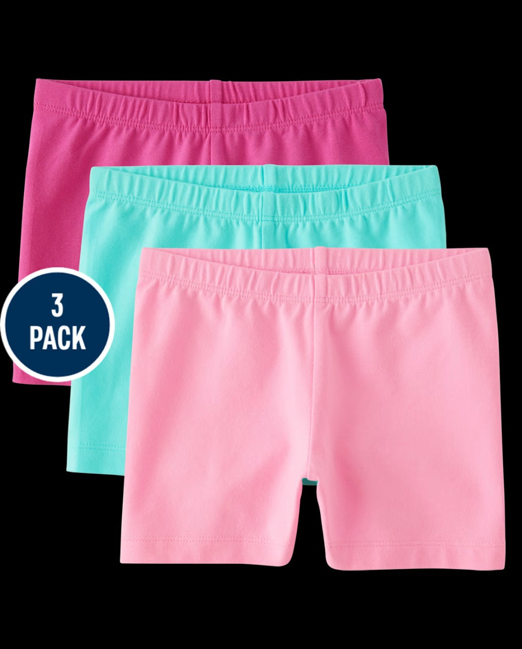 Set 3 bikers niña azul fucsia rosado Childrens Place 3053389