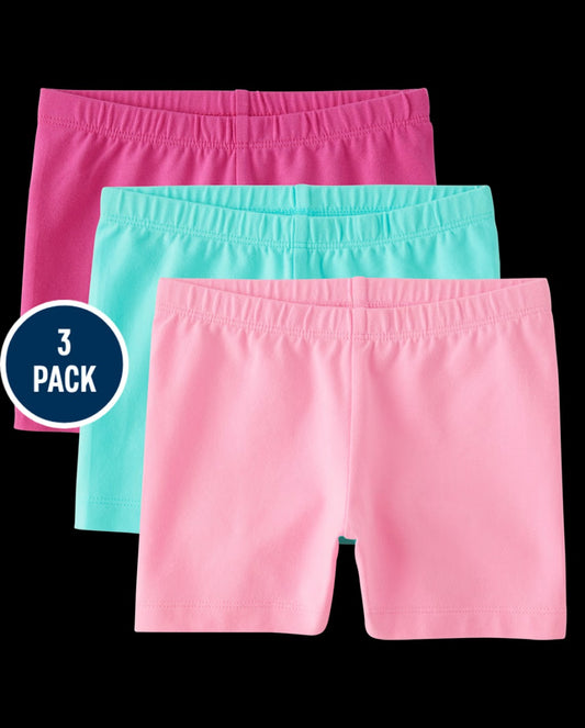 Set 3 bikers niña azul fucsia rosado Childrens Place 3053389