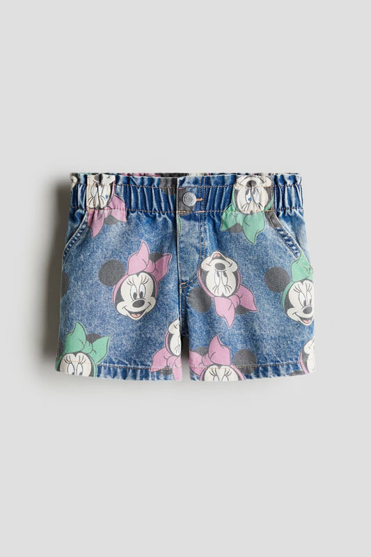 Short jeans niña minnie H&M