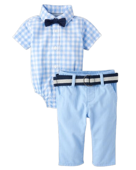 Set conjunto 2 piezas formal azul bebe niño Childrens Place 305242